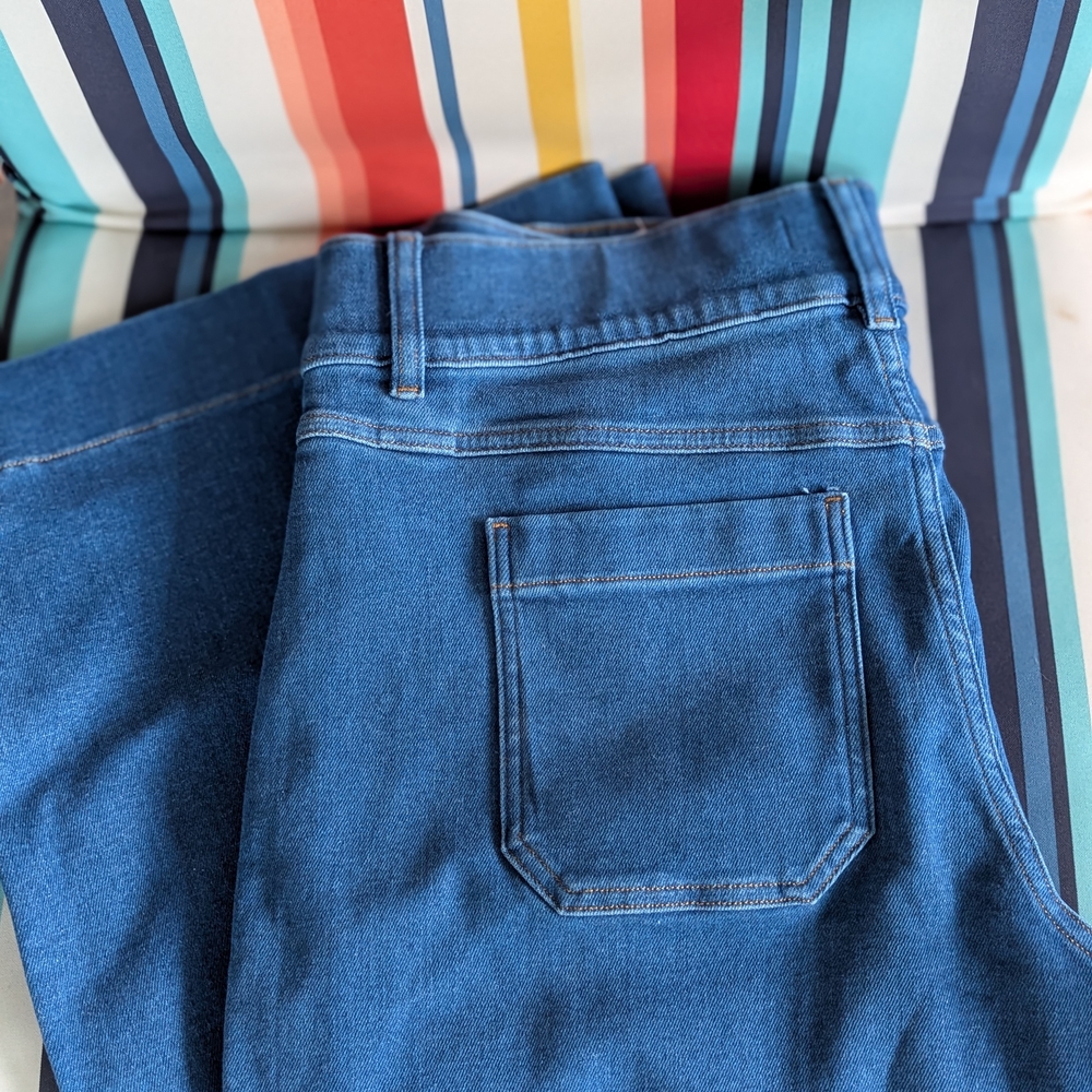 SPANX Women's Blue Flare Jeans